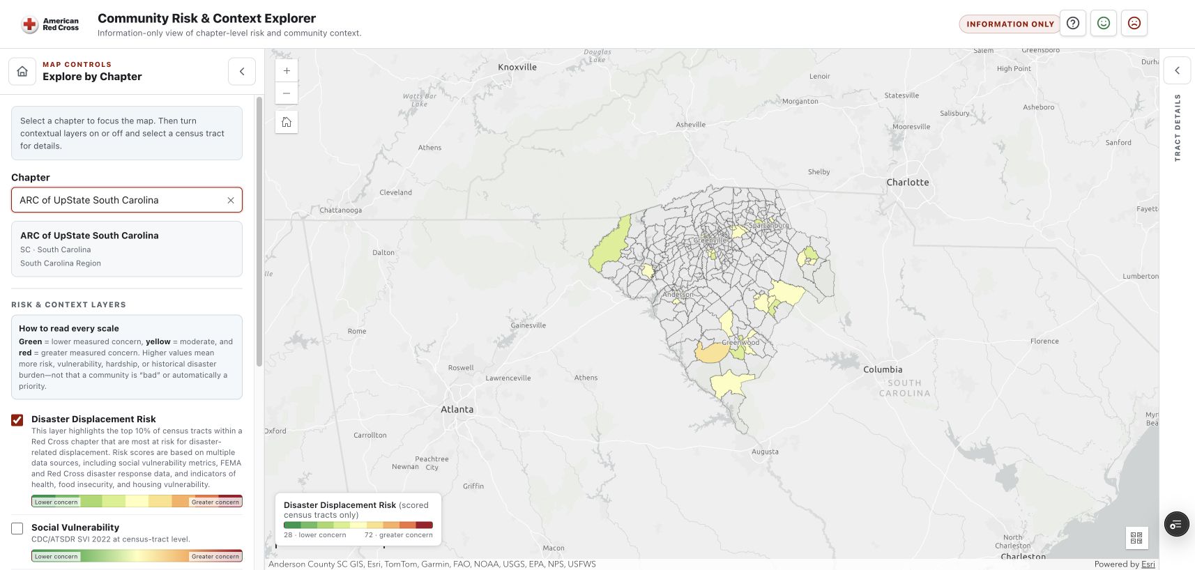 Community Context Explorer · Upstate South Carolina